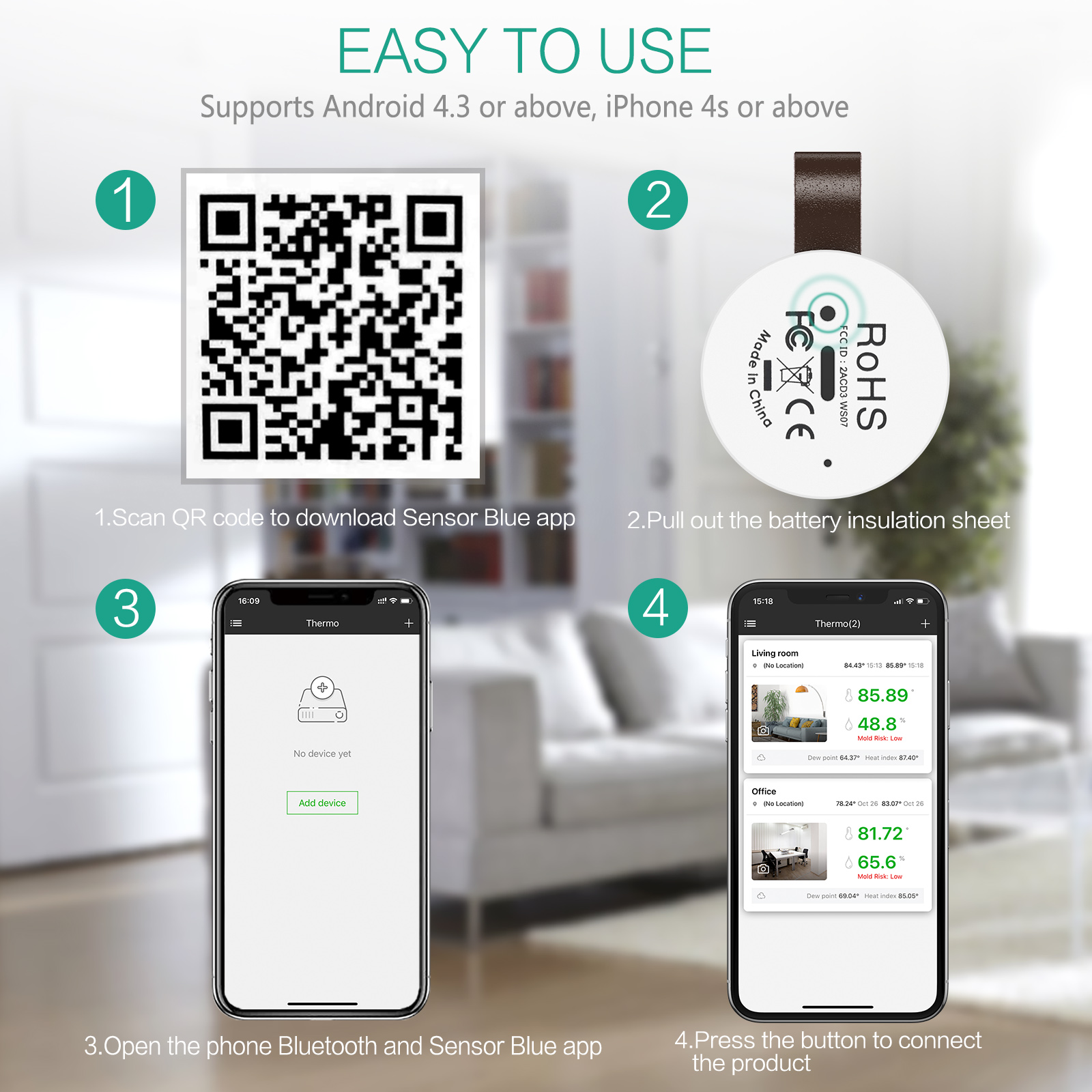 Termometro Wireless ORIA, Igro - Digital Hygrometer Probe recensione e prezzo